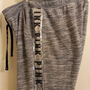 Victoria secret pink bling sweatpants size XL. Good used condition.